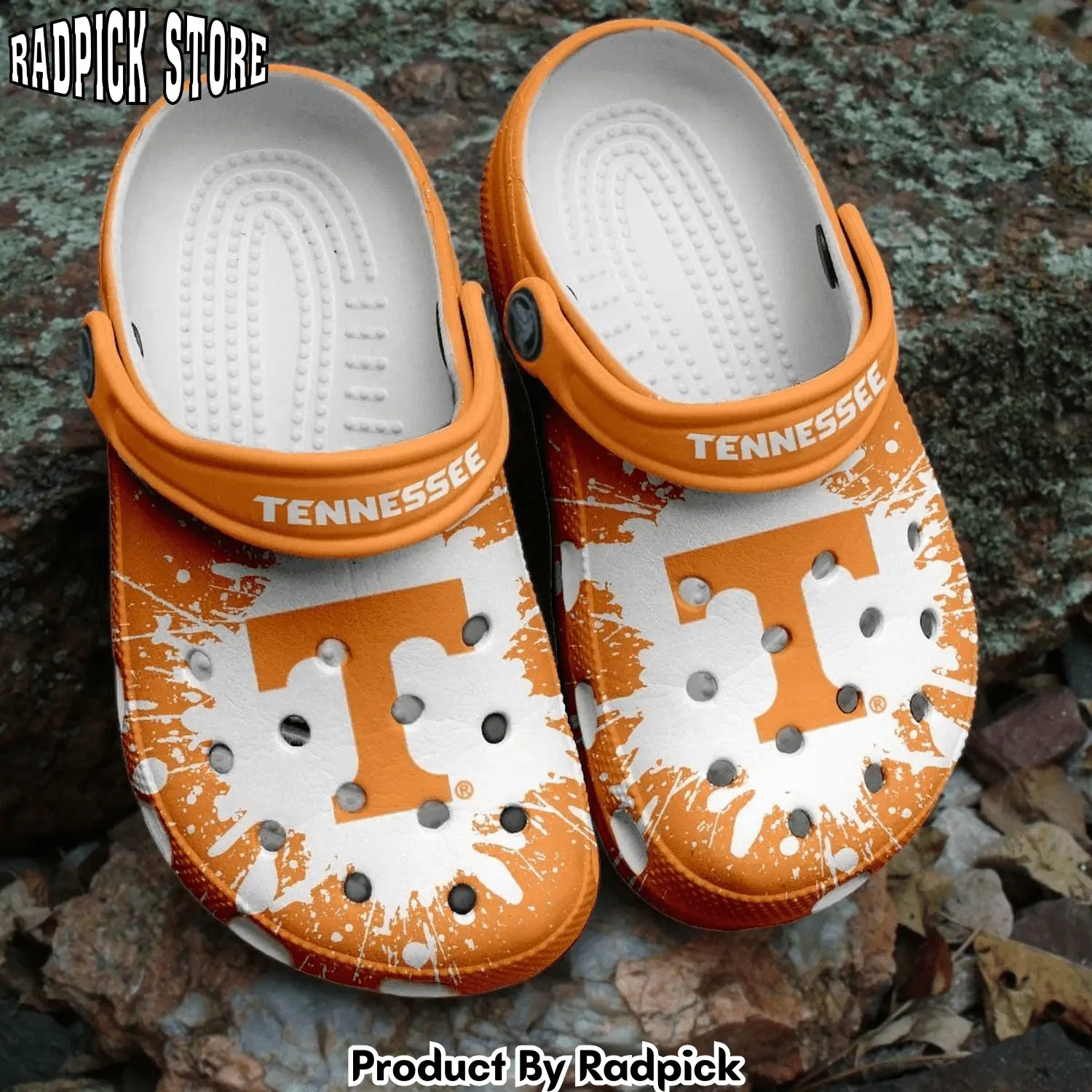 Radpick tennessee ncaa crocss shoes crocband clogs comfortable for men women 1png rp652803
